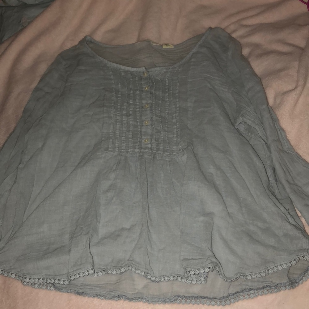 Baby Blue Peasant Top Ralph Lauren Denim & Supply